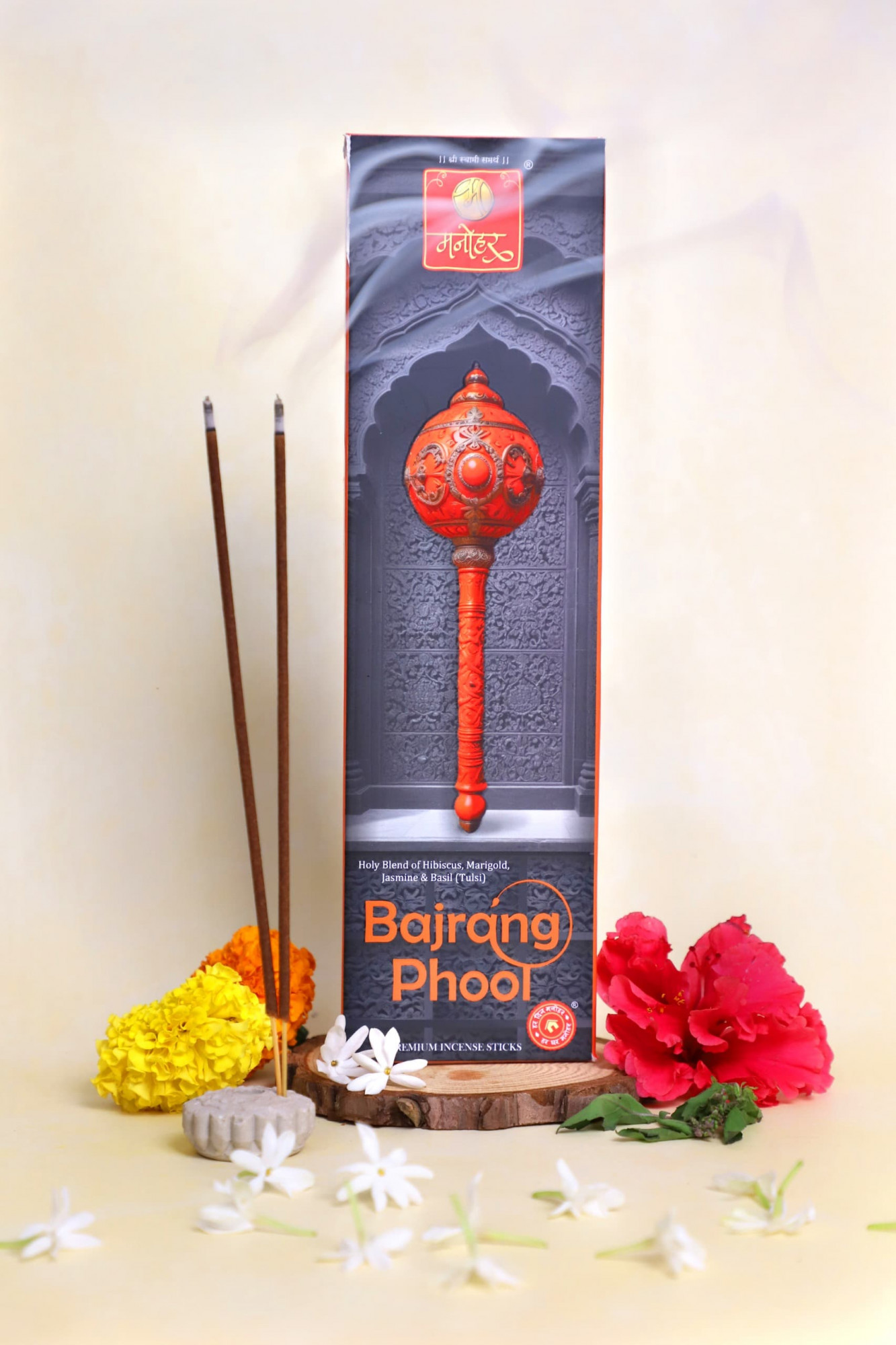 Manohar Sugandhi Bajranga Phool Agarbatti 100gms