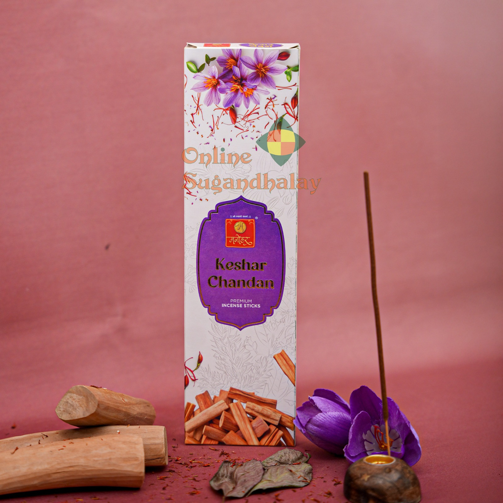 Manohar Sugandhi Keshar Chandan Agarbatti