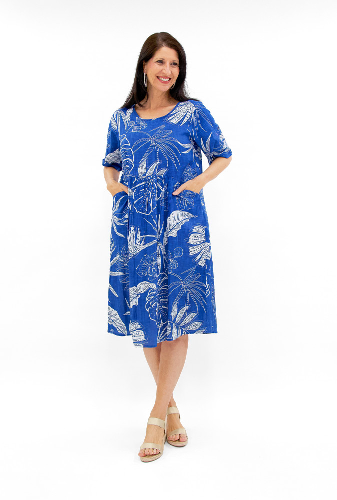 Womens Plus Size Midi Dress