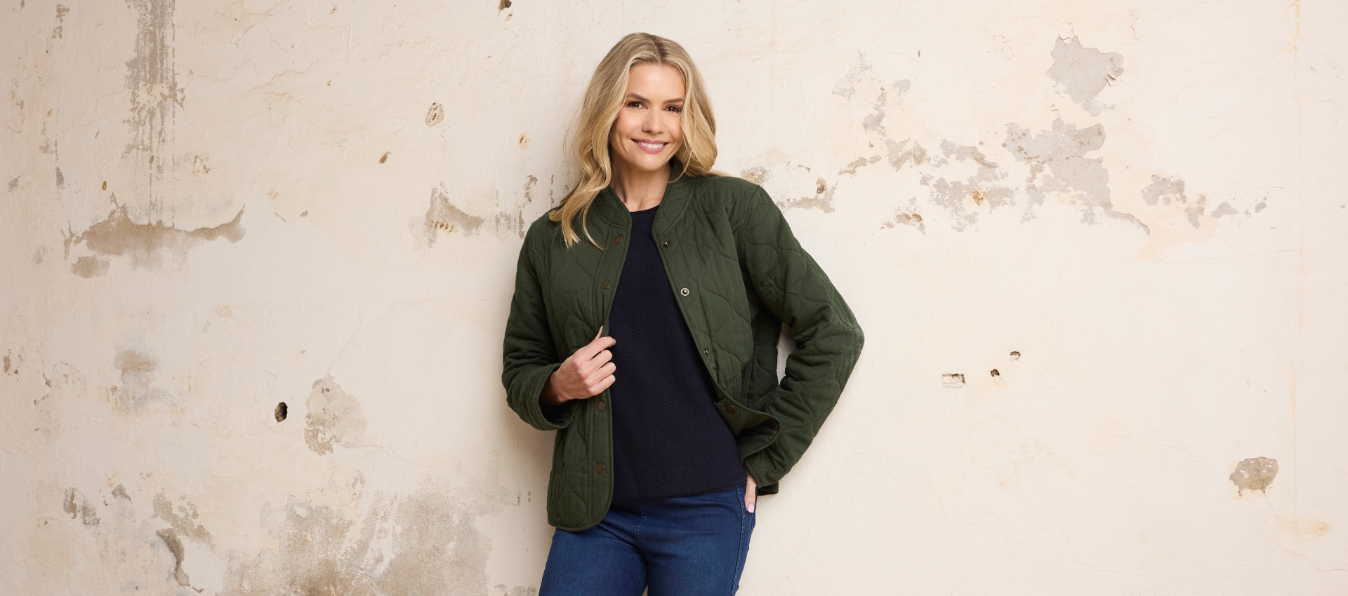 Cotton Slub Quilted Jacket