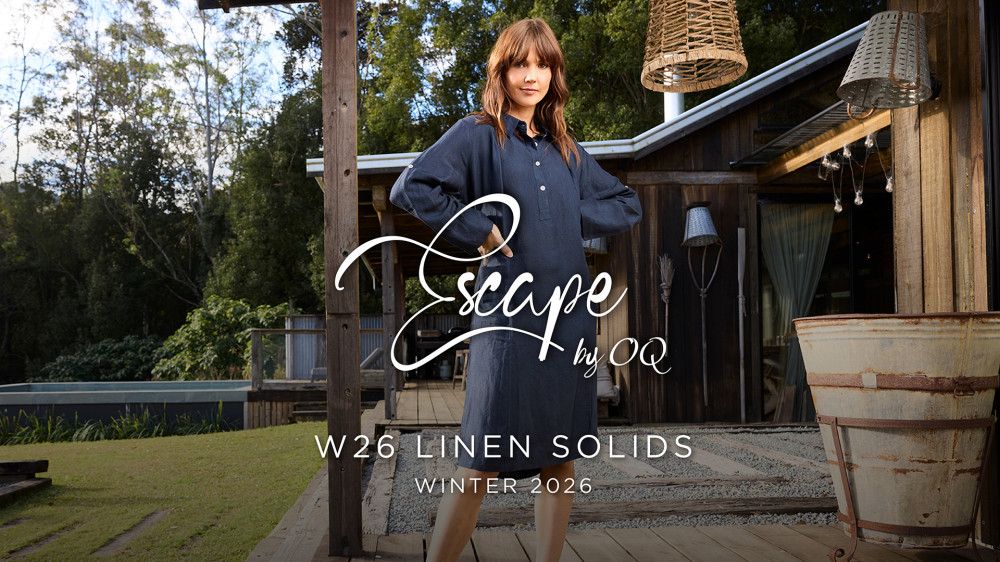 Escape Winter 2026 Linen Solids