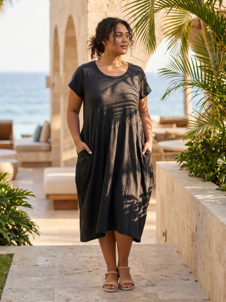 Cotton Knit Dress Bubble