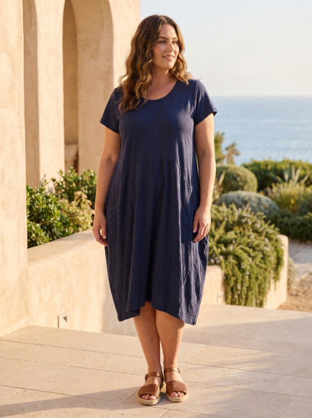 Cotton Knit Dress Bubble