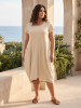 Cotton Knit Dress Bubble