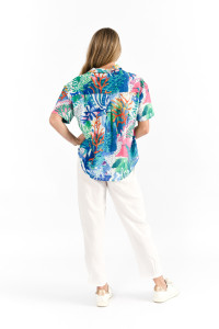 Margot Collared Short Sleeve Top
