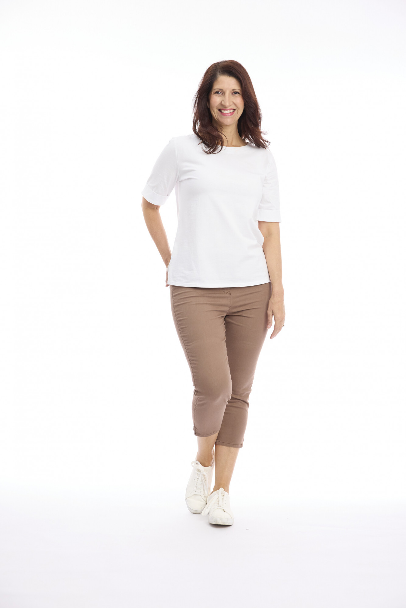 Capri Stretch Denim Jeggings