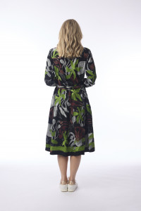 Castelo Branco Dress Collar Tie Waist