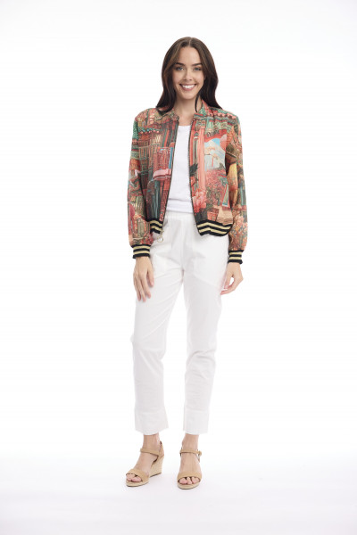 Digital Printed Jacket with Zipper