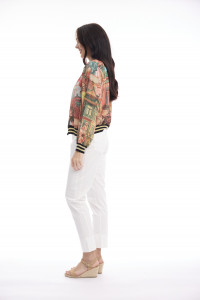 Digital Printed Jacket with Zipper