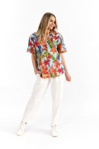 Margot Collared Short Sleeve Top