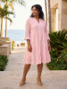 Broderie Dress Frill Hem and Sleeves