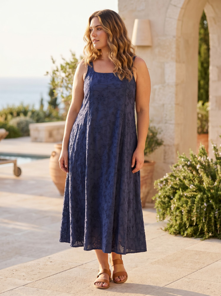 Broderie Dress Strappy