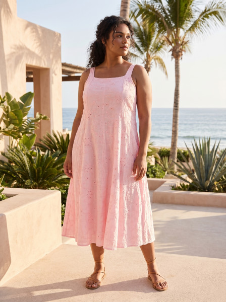 Broderie Dress Strappy