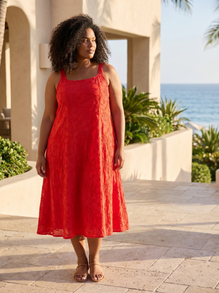 Broderie Dress Strappy