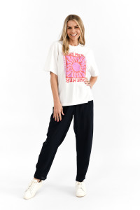 Ruby Crew Neck Printed Tshirt