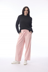 Cord Solid Trouser Flared