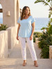 Cotton Knit Tee Crew