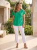 Cotton Knit Tee V