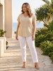 Cotton Knit Tee V