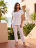 Cotton Knit Tee V
