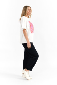 Ruby Crew Neck Printed Tshirt