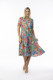 Malvinas Dress Godet Short Sleeve
