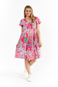 Nicola Dress Cap Sleeve