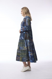 Isfahan Dress Maxi Collar