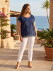 Broderie Top Embellished