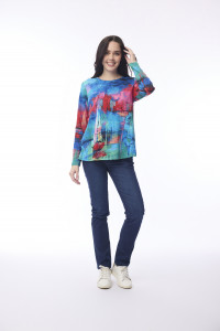 T-Shirt Contemporary Crew LS