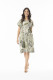 Lima Olive Dress Reversible Short Sleeve