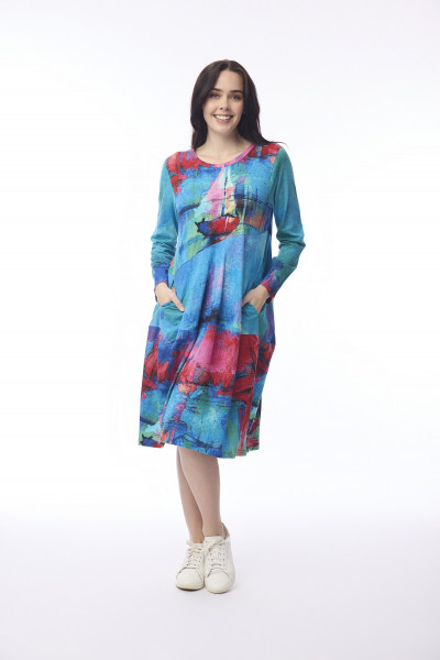 Printed Cotton Dress Bubble