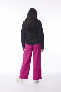 Cord Solid Trouser Flared