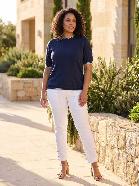 Knit Top Short Sleeve