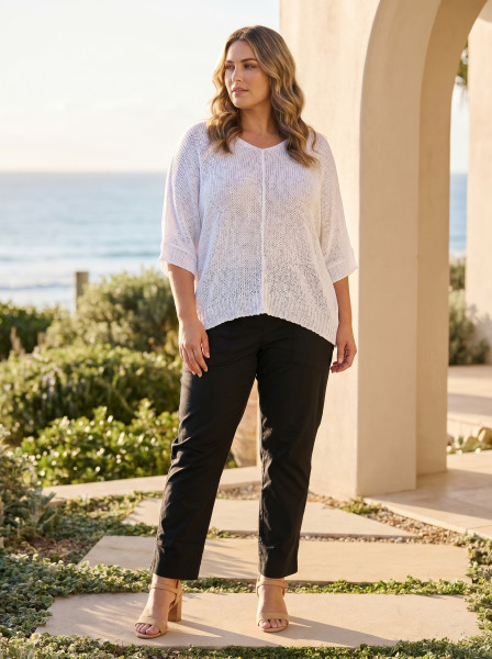 Knit Top Centre Seam
