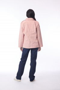 Cord Solid Shirt Jacket