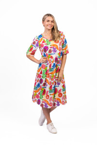 Yvonne Dress Round Neck