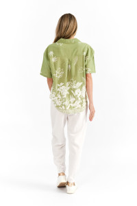 Margot Collared Short Sleeve Top