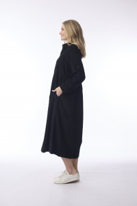 Cord Solid Dress Collar