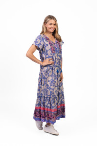 Zola V Neck Maxi Dress