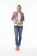 Printed Cotton Ponte Jacket