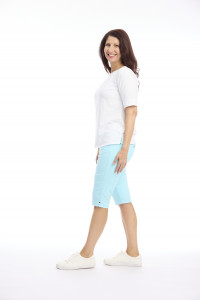 Stretch Denim Shorts