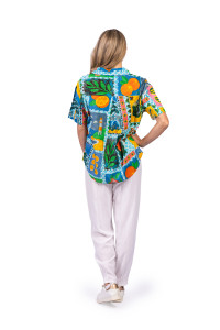 Margot Collared Short Sleeve Top