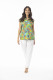 Fortaleza Top Collar Cap Sleeve