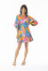 Emelia Dress Round Neckline Puff Sleeve