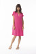 Linen Solid Dress Shift cap slv NEW