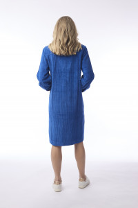 Cord Solid Dress Pockets