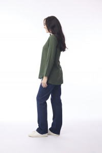 Essential Knit Top V Neck