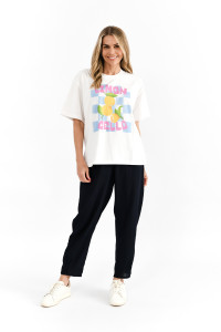 Ruby Crew Neck Printed Tshirt