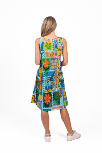 Estelle Crew Neck Sleeveless Dress